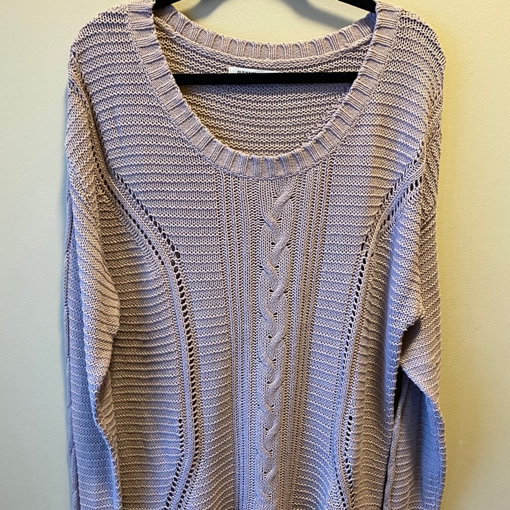 OLD NAVY TAN BEIGE SWEATER